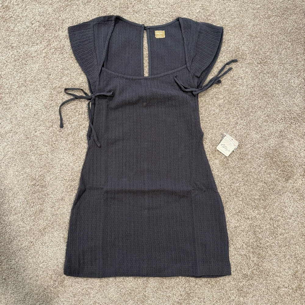 Women’s Free People Midnight Shores Mini dress Gray